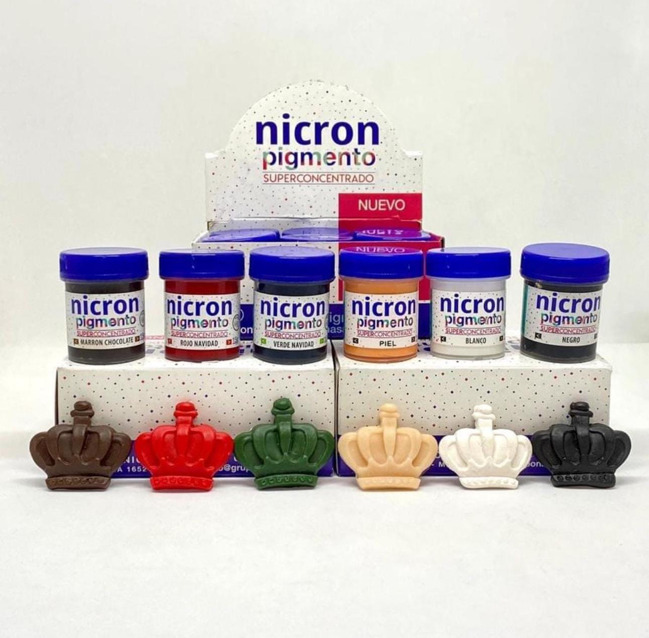 The price is for each color - PIGMENTOS NICRON - Pigments Nicron for cold porcelain-El precio es por cada color