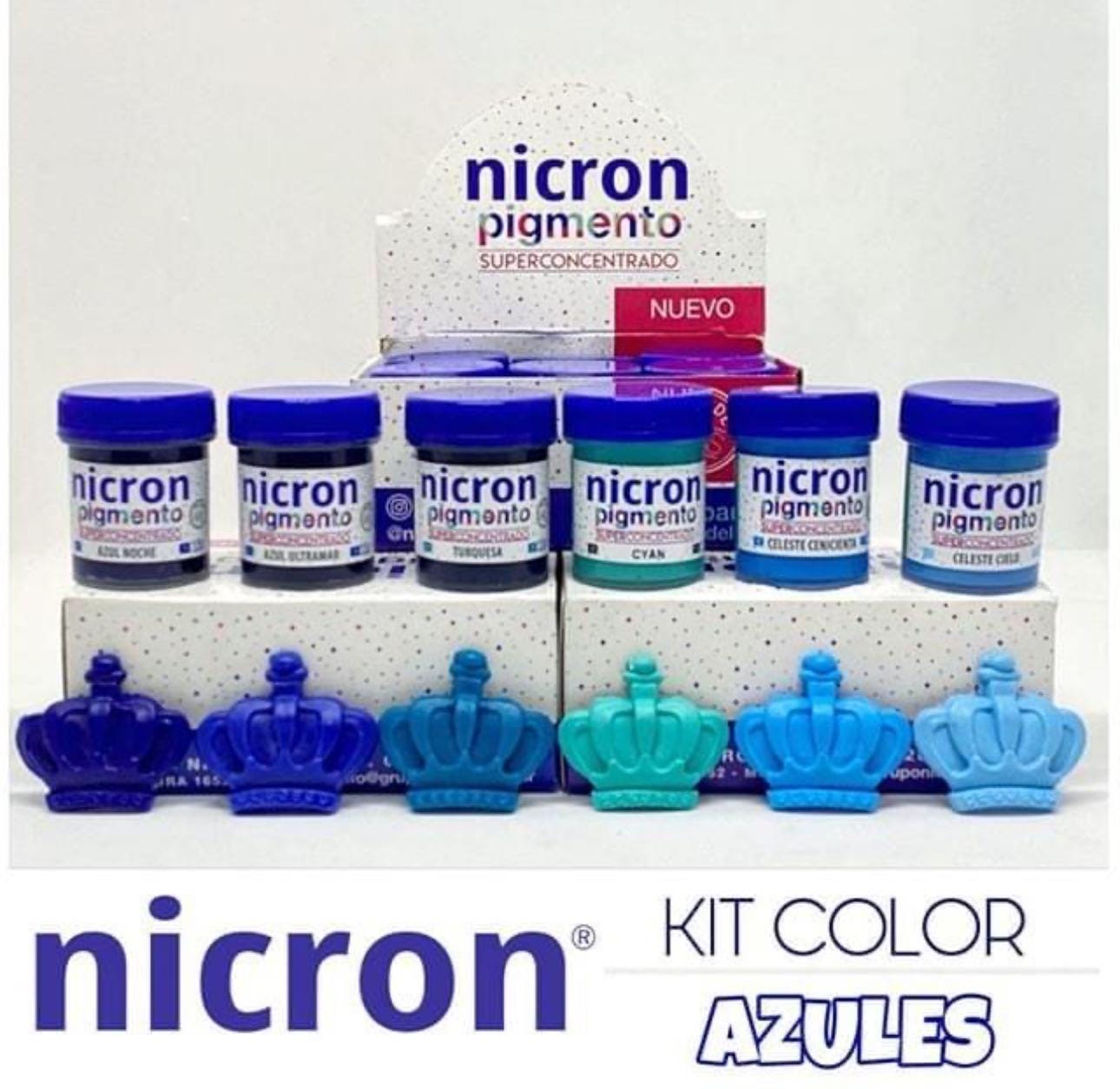 The price is for each color - PIGMENTOS NICRON - Pigments Nicron for cold porcelain-El precio es por cada color