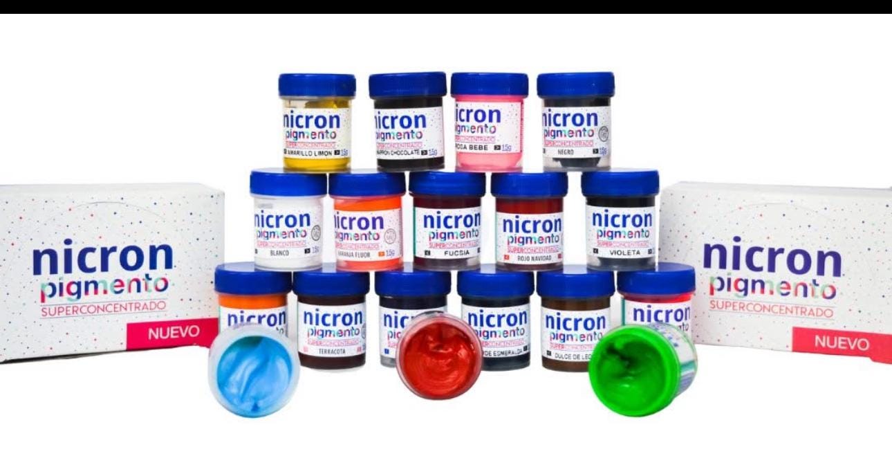 The price is for each color - PIGMENTOS NICRON - Pigments Nicron for cold porcelain-El precio es por cada color