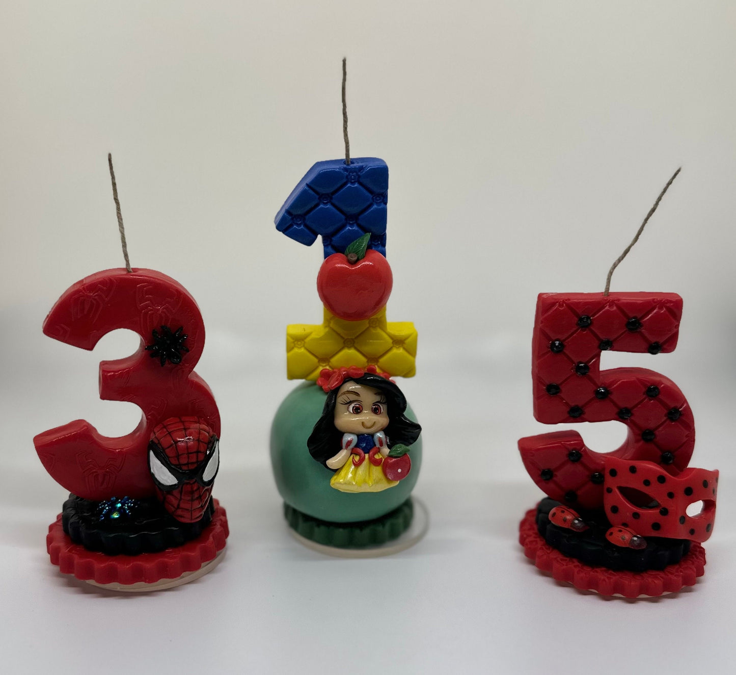 Personalized themed candles - Velas tematicas personalizadas