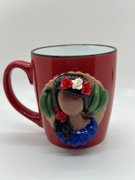 Botanical Ceramic Mug, Nature Lover Tea Cup, Garden Gift, Mother's Day Gift, Unique Coffee Mug, Name Mug, Gift for Her, Unique Tea Mug