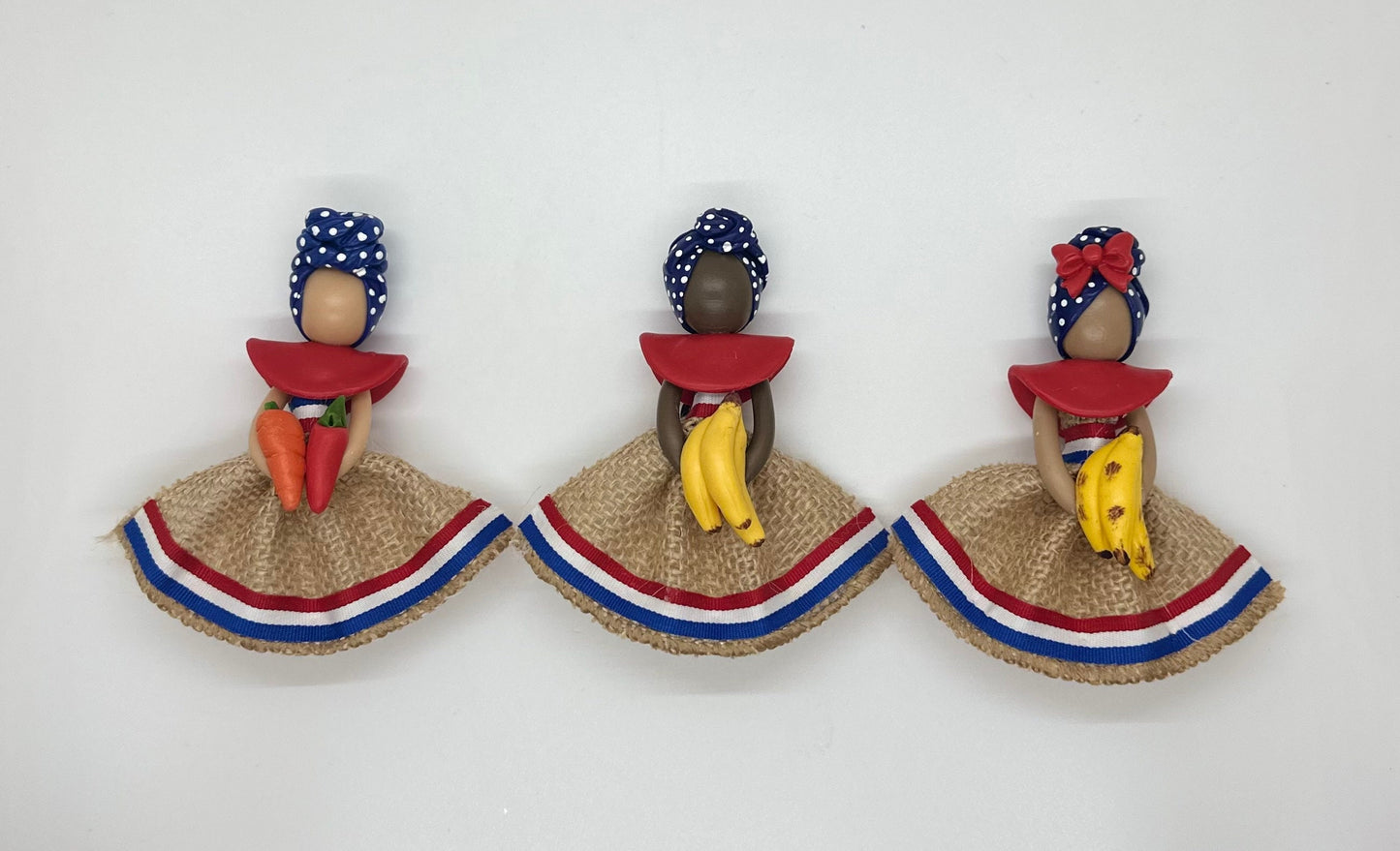 SET OF 3 Magnet Dolls - Muñecas con magneto