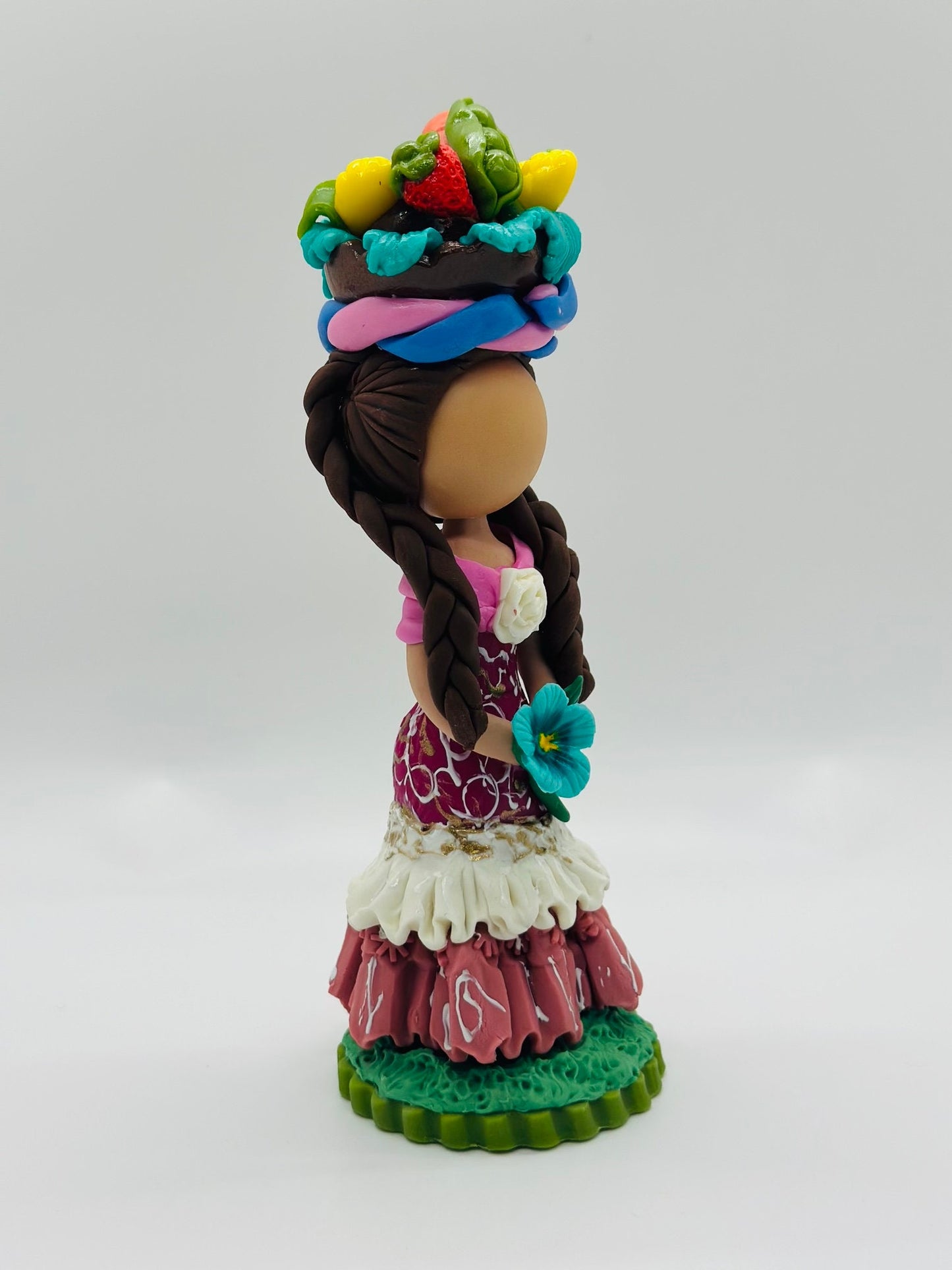 Cold porcelain Dominican hand made doll!!!