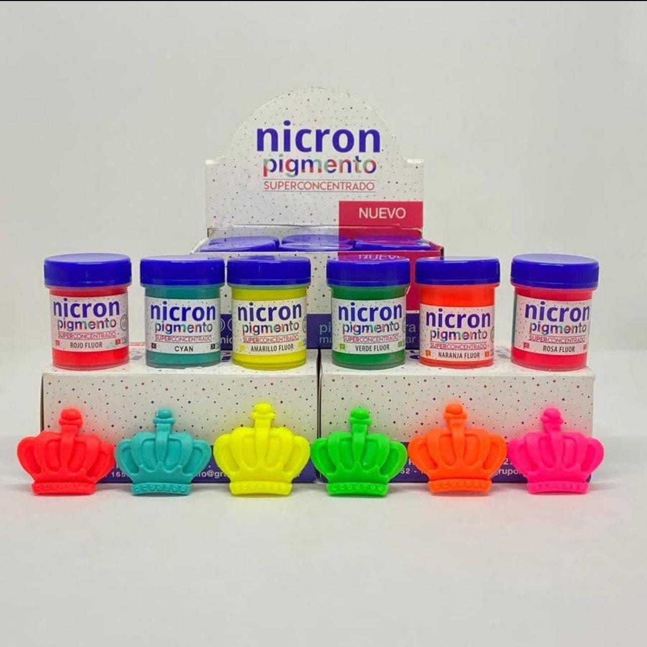 The price is for each color - PIGMENTOS NICRON - Pigments Nicron for cold porcelain-El precio es por cada color