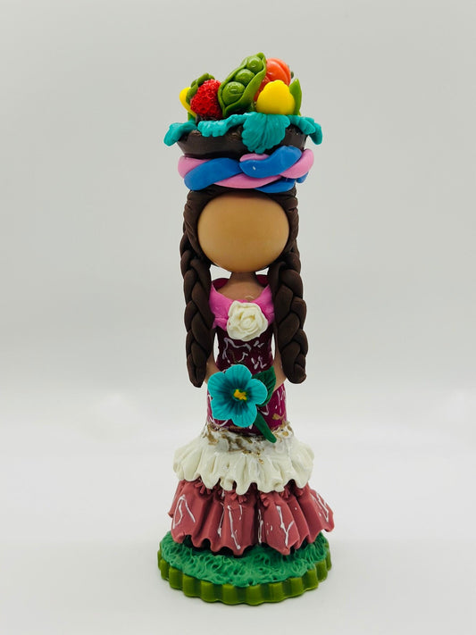 Cold porcelain Dominican hand made doll!!!